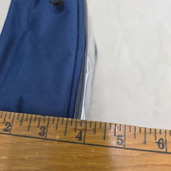 The Northwest Lunchbox New England Patriots Zippered 10" x 8" x 4" Navy Black - Picture 8 of 11